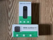 Blink Video Doorbell + 1 Outdoor 4 XR⚡Smart Security Camera + Sync Module⚡Alexa