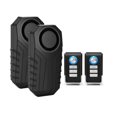 Bike Alarms for Ebikes, 2Pcs Wireless Bike Alarm with Remote, Anti-Theft Bicy...