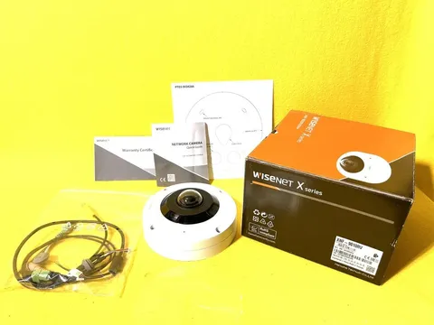 Wisenet Hanwha Techwin XNF-9010RV 12MP Outdoor Network Fisheye Camera