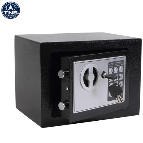 Reinforced Steel Safe Box with Keypad – Portable Security for Home and Office
