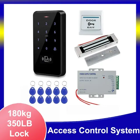 Waterproof Outdoor Door Access Control System Kit RFID Keypad Touch Panel 10Keys