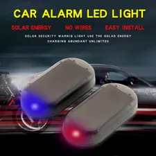 LED Warning Light Fake Solar Power Alarm Lamp Security System Warning Theft Flas