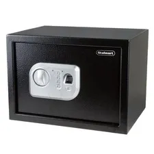 Electronic Safe - Digital Biometric Fingerprint Lock Box with 2 Override Keys