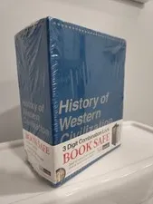 3 DIGIT COMBINATION LOCK BOOK SAFE HISTORY OF WESTERN CIVILIZATION NEW SEALED