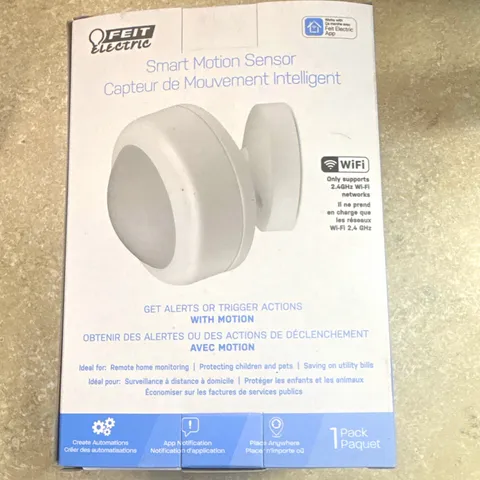 Feit Electric Smart Motion Sensor Wi-Fi Indoor Feit App White MOT/PIR/WIFI/BAT