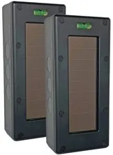 SBB-4000 Solar Break Beam Driveway Alarm Sensor - Long Range, Outdoor, Weathe...