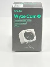 WYZE Cam v4 2.5K AI Indoor Outdoor Security Camera Color Night Vision