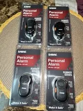 SABRE Personal Self-Defense Safety Alarm on Key Ring with LOUD Dual 🚨 Set Of 4