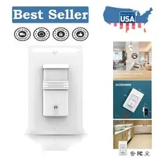 Motion Sensor Light Switch - Hands-Free Control for Laundry & Garage Spaces