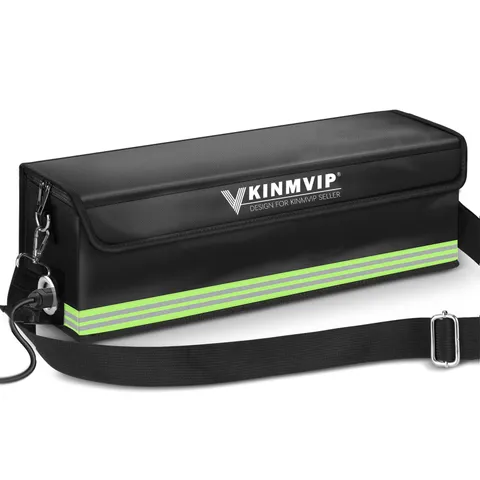 KINMVIP Lipo Battery Safe Bag Explosionproof, Large Capacity Fireproof Bag fo...