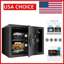 0.6 Cubic Feet Electronic Safe with Combination Lock & Flexible Installation