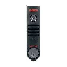 DETEX EAX-500 BLACK W-CYL Exit Door Alarm,Black,Plastic,100 dB 44ZV24