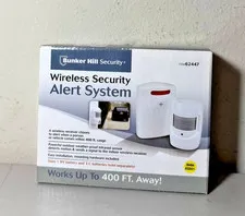 Bunker Hill Wireless Security Alert System Item 62447 New Open Box 400ft Range