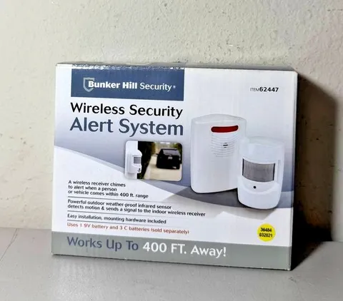 Bunker Hill Wireless Security Alert System Item 62447 New Open Box 400ft Range