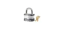 #A383 Laminated Steel Pin Tumbler 2" Padlock, 1" Shackle, Keyed Alike