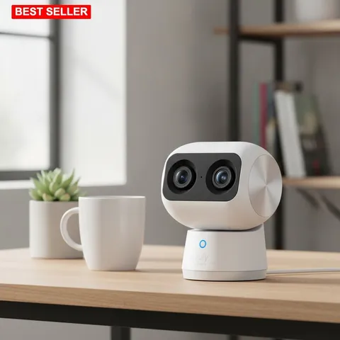 Indoor Camera 4K UHD 8× Zoom Dual Cameras Human Pet Crying Detection