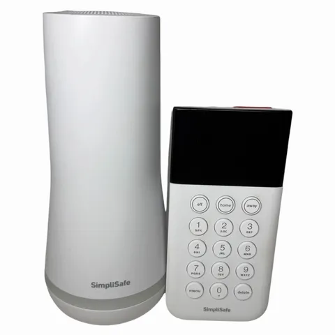 SimpliSafe KP3W Home Security System Touch Keypad Remote & Base Station White