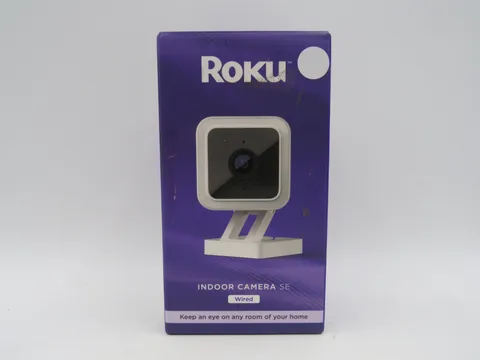 Roku Smart Home Indoor Camera SE Wi-Fi Security Camera Wired NEW SEALED