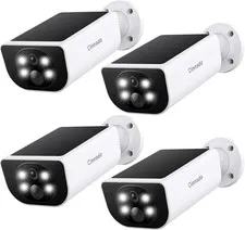 Security Cameras Wireless Outdoor - Home Security Cameras Solar & Battery Powere