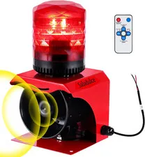 Industrial Sound and Light Alarm Emergency Warning Light Outdoor Alarm Horn Sire