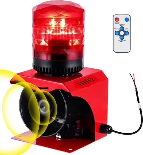 Industrial Sound and Light Alarm Emergency Warning Light Outdoor Alarm Horn Sire