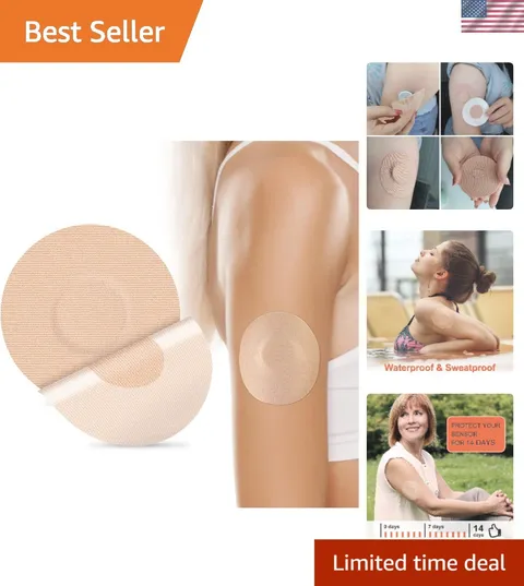 25Pack Libre Sensor Covers Waterproof Latex-Free Freestyle Lingo Overpatches ...