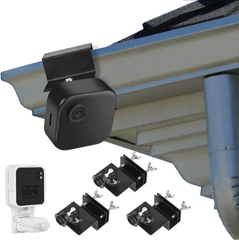 3Pack Gutter Mount for Blink Outdoor 4 (4Th Gen) / (3Rd Gen), with Outlet Wall M