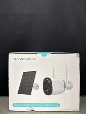 NETVUE Wireless Security Camera with Solar Panel, Outdoor Camera Battery Powered