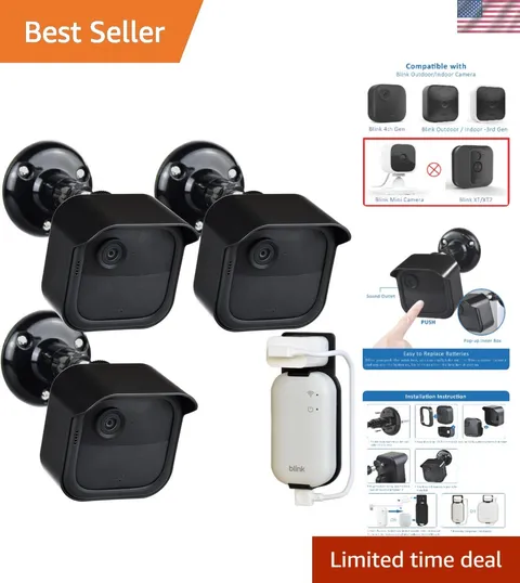 All New Blink Outdoor 4th & 3rd Gen Camera Mount Bracket,3 Pack Full Weather ...