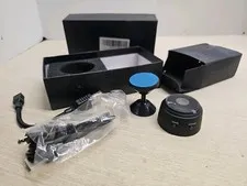 Mini Camera WiFi Indoor Home Security Camera With Mount USB Cords See Pics