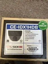 Clinton Electronics CE-IDX1HDB 1080p HD Analog Indoor Zoom Dome Camera Black