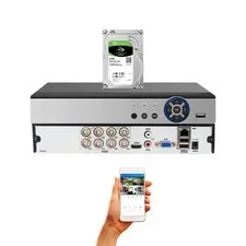 Evertech 8 Channel H.265 DVR with 2TB Hard Drive Security Camera Recorder