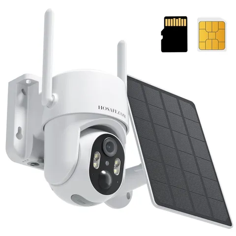 4G Cellular Security Camera No Internet Needed, Solar No wifi Security Camera