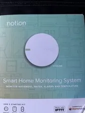 Notion Smart Home Monitoring Starter Kit W/ 5 sensors +1  Bridge