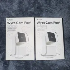 Lot Of Two Wyze Cam Pan v3 Indoor/Outdoor IP65 1080P 360° Pan/Tilt/Zoom Wi-Fi