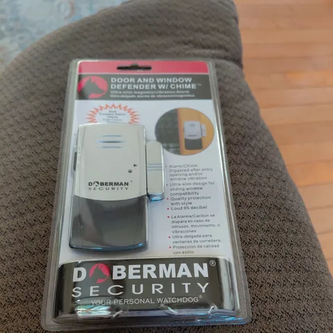 Doberman Security Door and Window Defender With Chime Brand New In Package