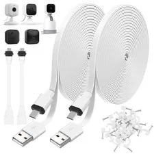 2Pack 25FT Power Cable for Blink Mini2,Blink Mini,Blink Outdoor 4 (4th Gen)/Blin
