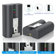 2X Genuine Rechargeable Battery V4 Ring Video DoorBell 2, 3 Quick Release Nice