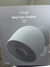 Google Nest Cam (2nd-Gen) Security Camera Hazel Wired 2-Way Audio Night Vision