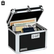 Versatile 9.88 x 7.75 Inch Security Lock Box – Perfect for Home & Travel