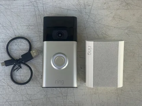 Ring 2nd Gen 5UM5E5 Night Vision 1080p Video Door Bell & Chime 5F67E9 Used