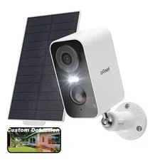 ieGeek Wireless Outdoor Battery Security Camera 2K 3MP Home WiFi CCTV System