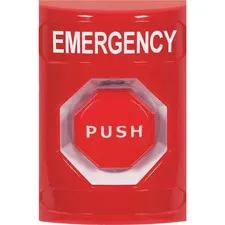 Safety Technology International Ss2002em-En Emergency Push Button, Red, Spdt