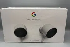 Google Nest NC2400ES Outdoor Security Cameras - 2 Pack - Sealed