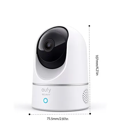 eufy 2K Security Indoor Camera Wi-Fi Webcam Motion Tracking 2-Way Audio