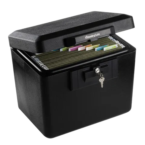 SentrySafe 0.6 Cu Ft Security Fire File Safe With Key Lock, 1170