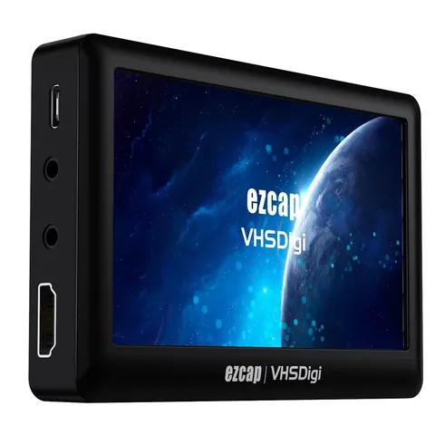VHS Digitizer with 4.3 inch screen,Convert VHS to digital save in SD Card direct