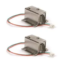 2Pcs DC 12V Door Drawer Tongue Down Electric Lock Assembly Solenoid Slim E