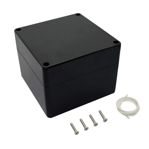 LeMotech ABS Plastic Electrical Project 4.7" x x 3.5", Black (1 pack)