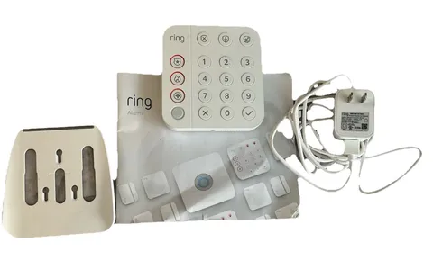 Ring Alarm Keypad (2nd Gen) Wireless Security Keypad w/ Power Adapter & Mount